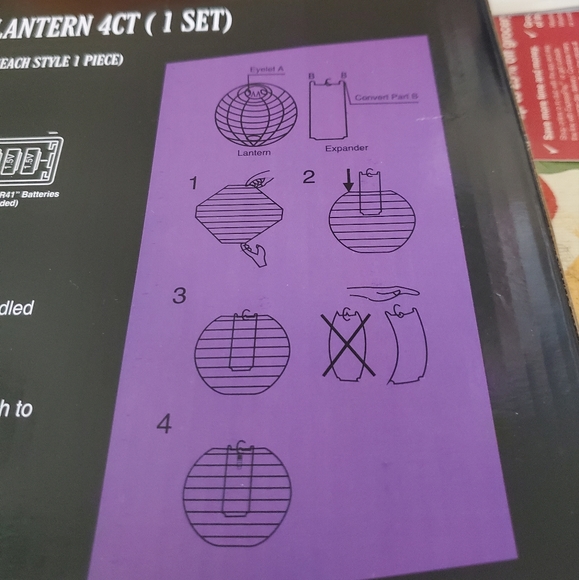 NIB 4piece lantern set - Picture 5 of 6